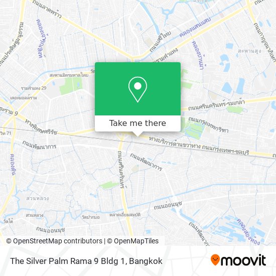 The Silver Palm Rama 9 Bldg 1 map