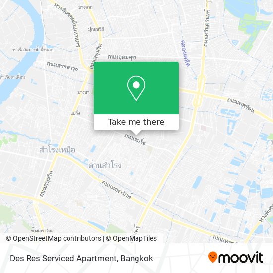 Des Res Serviced Apartment map