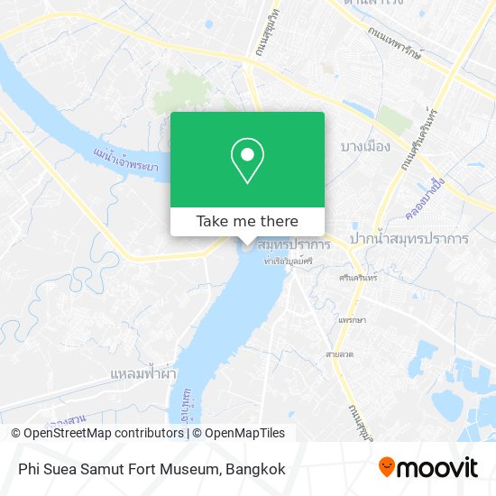 Phi Suea Samut Fort Museum map