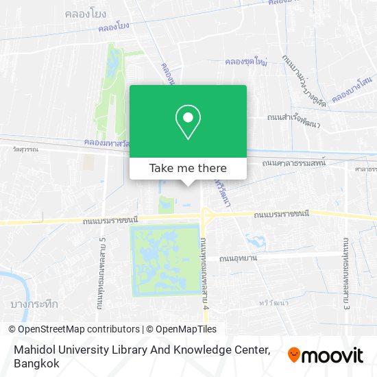 Mahidol University Library And Knowledge Center map