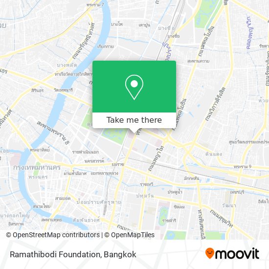 Ramathibodi Foundation map