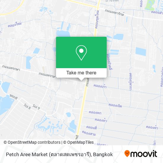 Petch Aree Market (ตลาดสดเพชรอารี) map