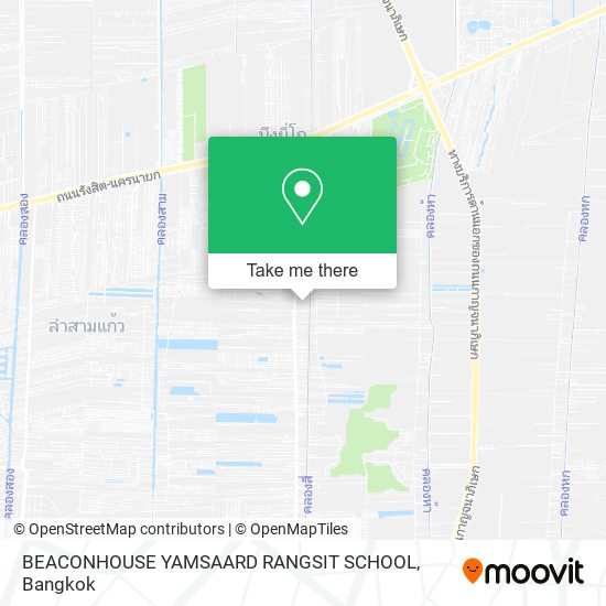 BEACONHOUSE YAMSAARD RANGSIT SCHOOL map