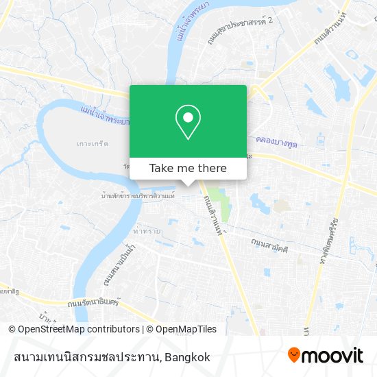 สนามเทนนิสกรมชลประทาน map