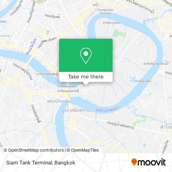 Siam Tank Terminal map