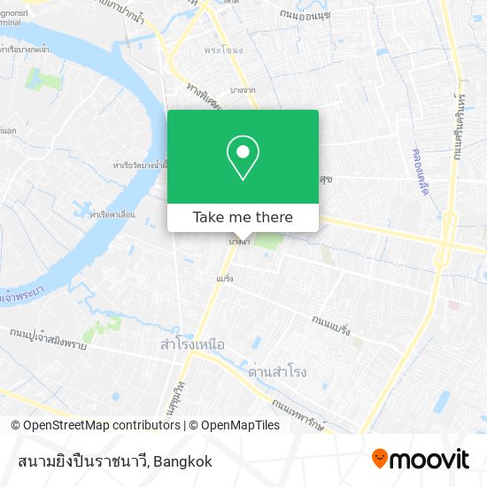 สนามยิงปืนราชนาวี map