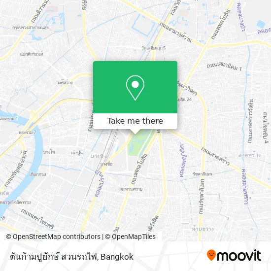 ต้นก้ามปูยักษ์ สวนรถไฟ map