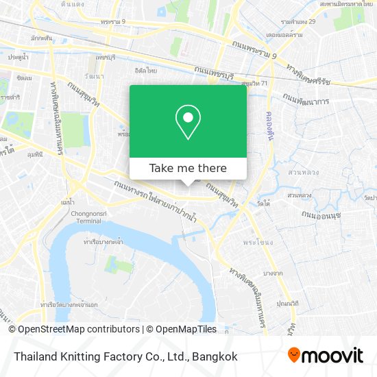 Thailand Knitting Factory Co., Ltd. map