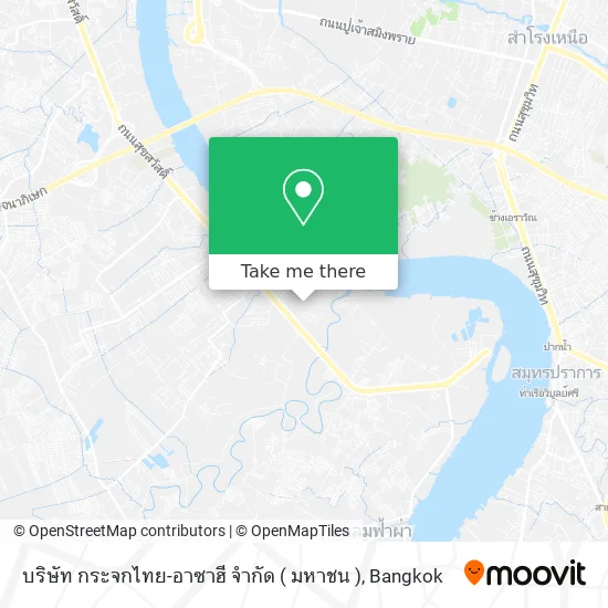 บริษัท กระจกไทย-อาซาฮี จำกัด ( มหาชน ) map