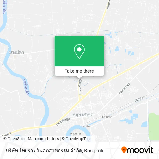 บริษัท ไทยรวมสินอุตสาหกรรม จำกัด map