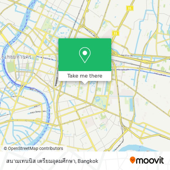 สนามเทนนิส เตรียมอุดมศึกษา map