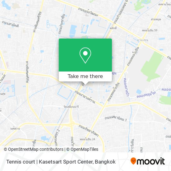 Tennis court | Kasetsart Sport Center map