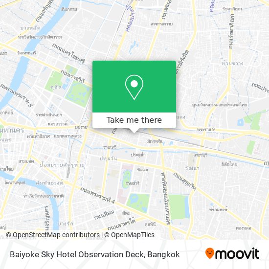 Baiyoke Sky Hotel Observation Deck map