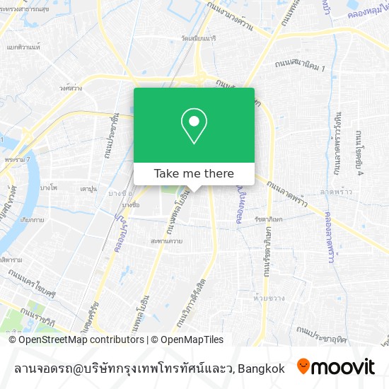 ลานจอดรถ@บริษัทกรุงเทพโทรทัศน์และว map