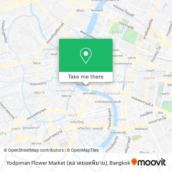 Yodpiman Flower Market (ตลาดยอดพิมาน) map