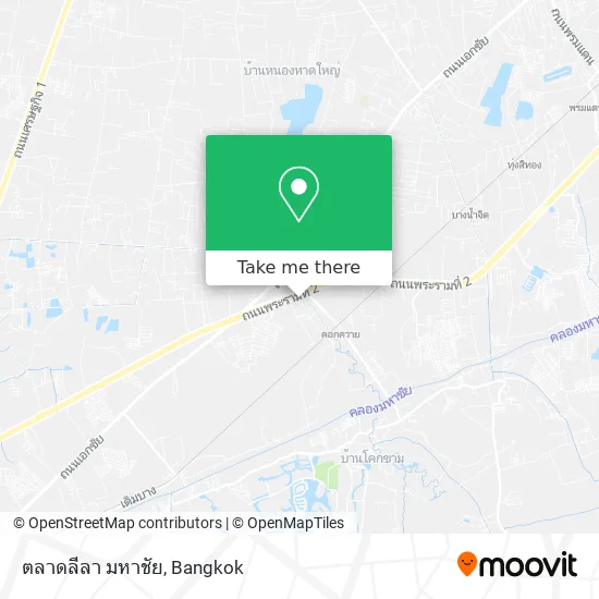 ตลาดลีลา มหาชัย map