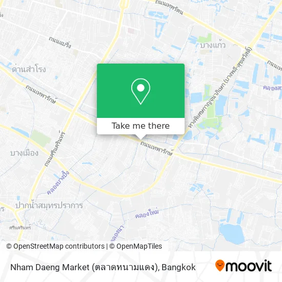 Nham Daeng Market (ตลาดหนามแดง) map