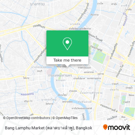 Bang Lamphu Market (ตลาดบางลำพู) map