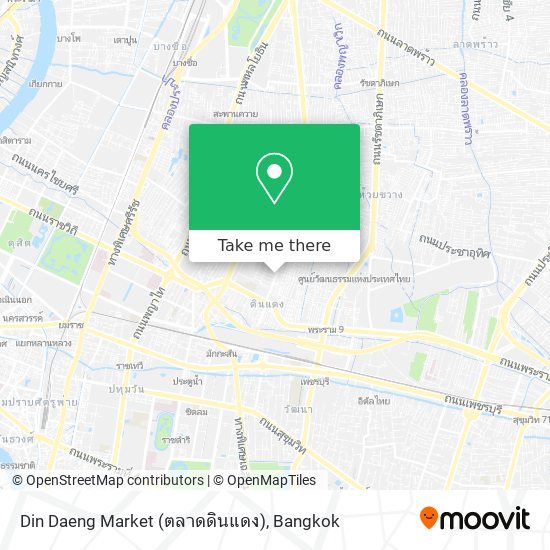 Din Daeng Market (ตลาดดินแดง) map