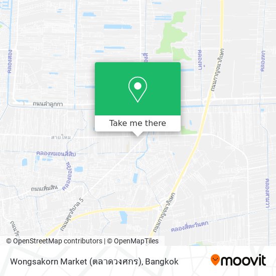 Wongsakorn Market (ตลาดวงศกร) map