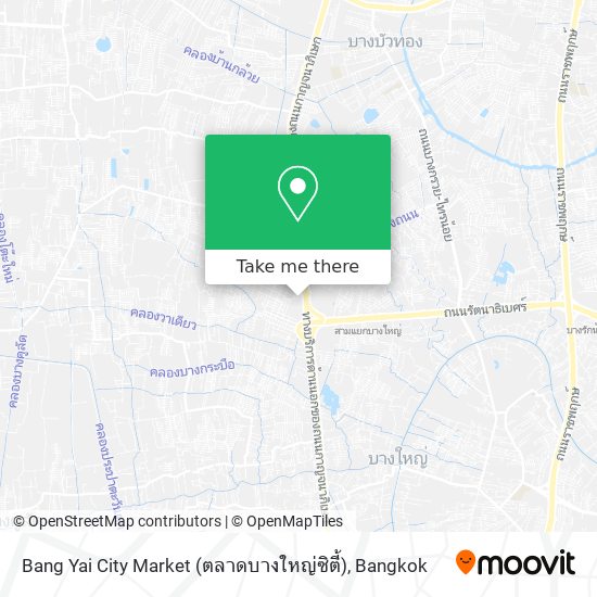Bang Yai City Market (ตลาดบางใหญ่ซิตี้) map