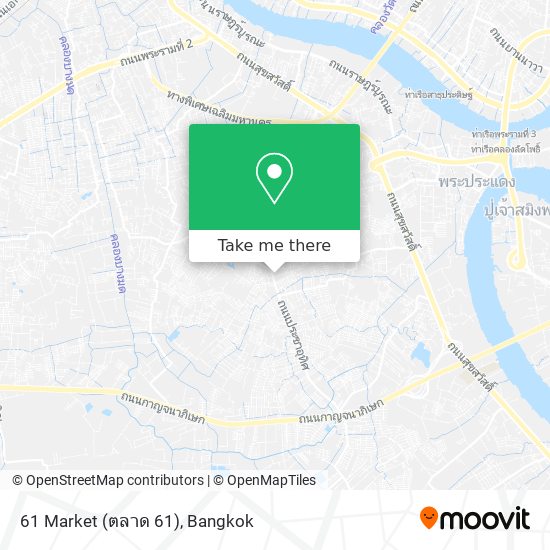 61 Market (ตลาด 61) map