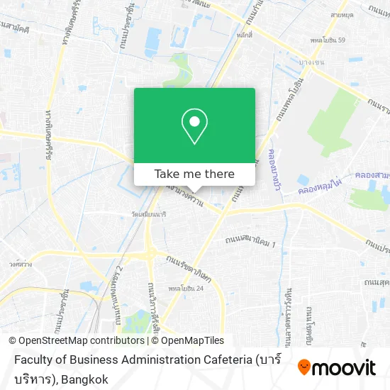 Faculty of Business Administration Cafeteria (บาร์บริหาร) map