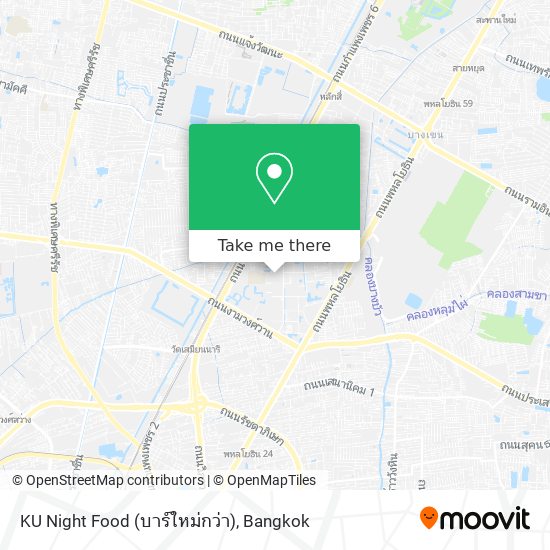 KU Night Food (บาร์ใหม่กว่า) map