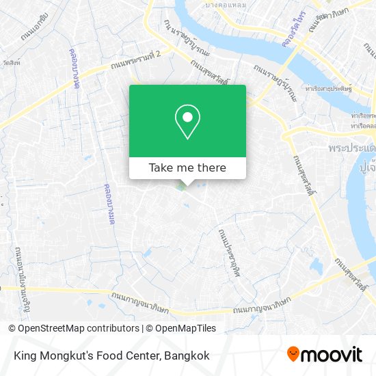 King Mongkut's Food Center map