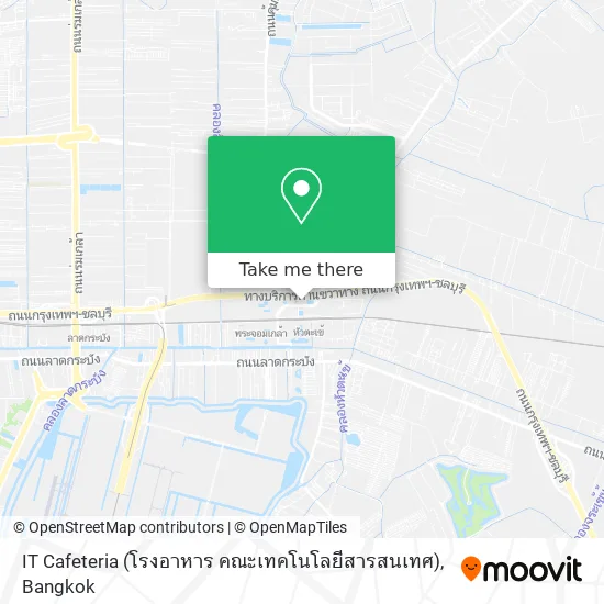 IT Cafeteria (โรงอาหาร คณะเทคโนโลยีสารสนเทศ) map