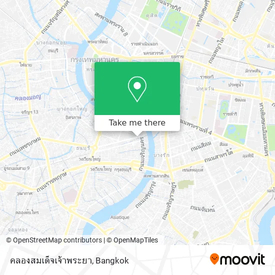 คลองสมเด็จเจ้าพระยา map