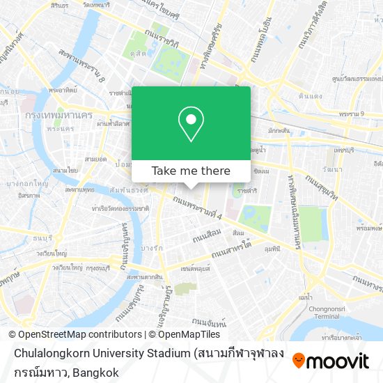 Chulalongkorn University Stadium map