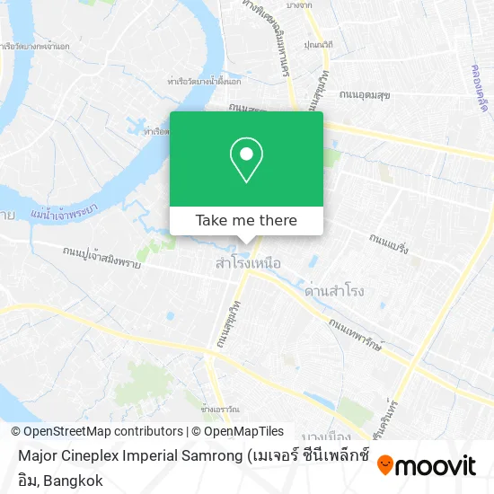 Major Cineplex Imperial Samrong map