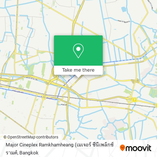 Major Cineplex Ramkhamheang map