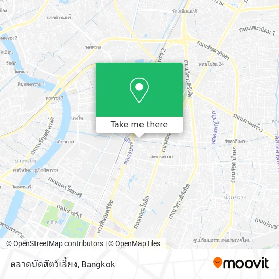 ตลาดนัดสัตว์เลี้ยง map