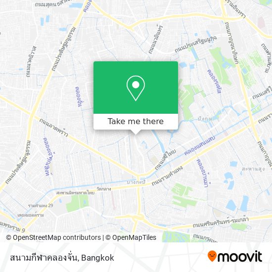 สนามกีฬาคลองจั่น map