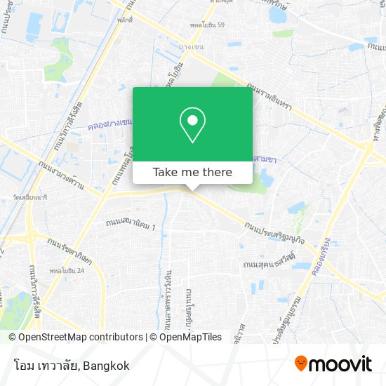 โอม เทวาลัย map