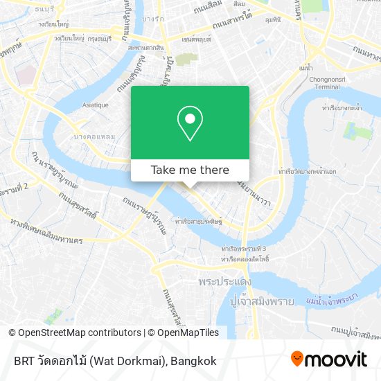 BRT วัดดอกไม้ (Wat Dorkmai) map