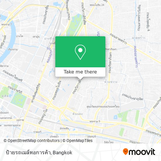 ป้ายรถเมล์หอการค้า map