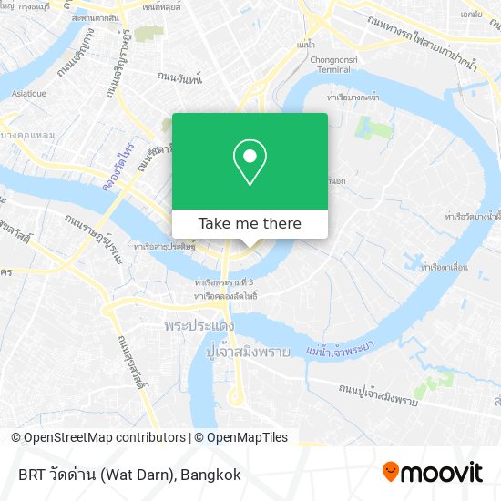 BRT วัดด่าน (Wat Darn) map