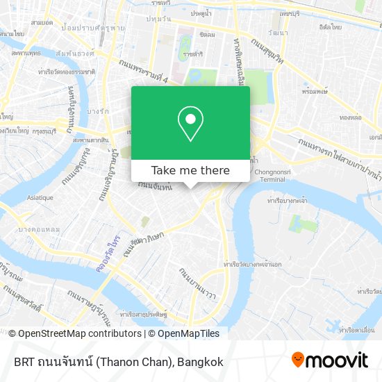BRT ถนนจันทน์ (Thanon Chan) map