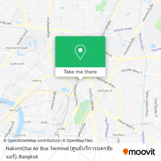 NakornChai Air Bus Terminal (ศูนย์บริการนครชัยแอร์) map