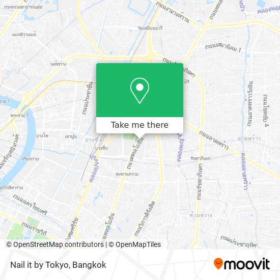 Nail it by Tokyo map