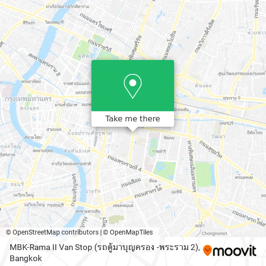 MBK-Rama II Van Stop (รถตู้มาบุญครอง -พระราม 2) map