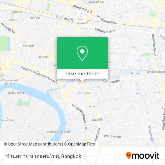 บ้านสบาย นวดแผนไทย map