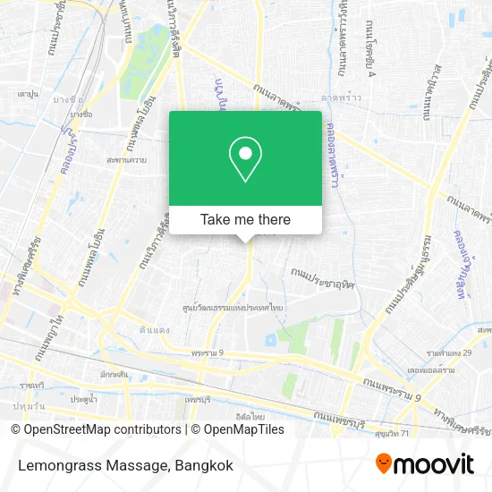 Lemongrass Massage map