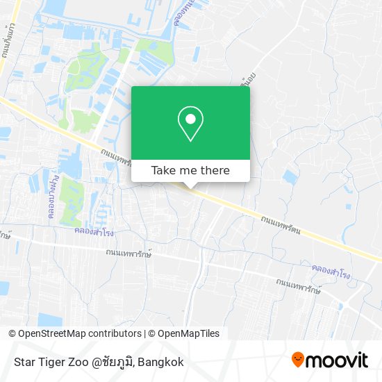 Star Tiger Zoo @ชัยภูมิ map