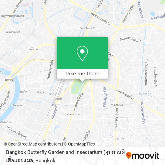 Bangkok Butterfly Garden and Insectarium map