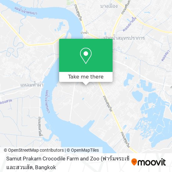 Samut Prakarn Crocodile Farm and Zoo map