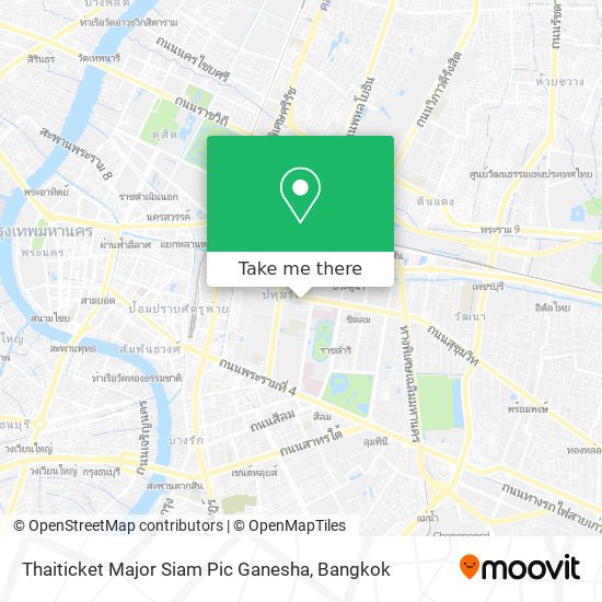 Thaiticket Major Siam Pic Ganesha map